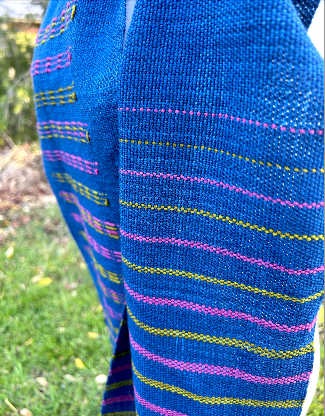 Rigid heddle loom pattern, The Stepping Up Scarf, PDF digital download, hand woven scarf