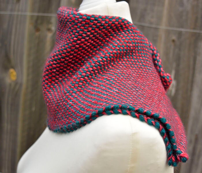 Rigid heddle weaving, Neck Warmers Two Ways, PDF digital download, rigid heddle loom, hand woven neck warmer