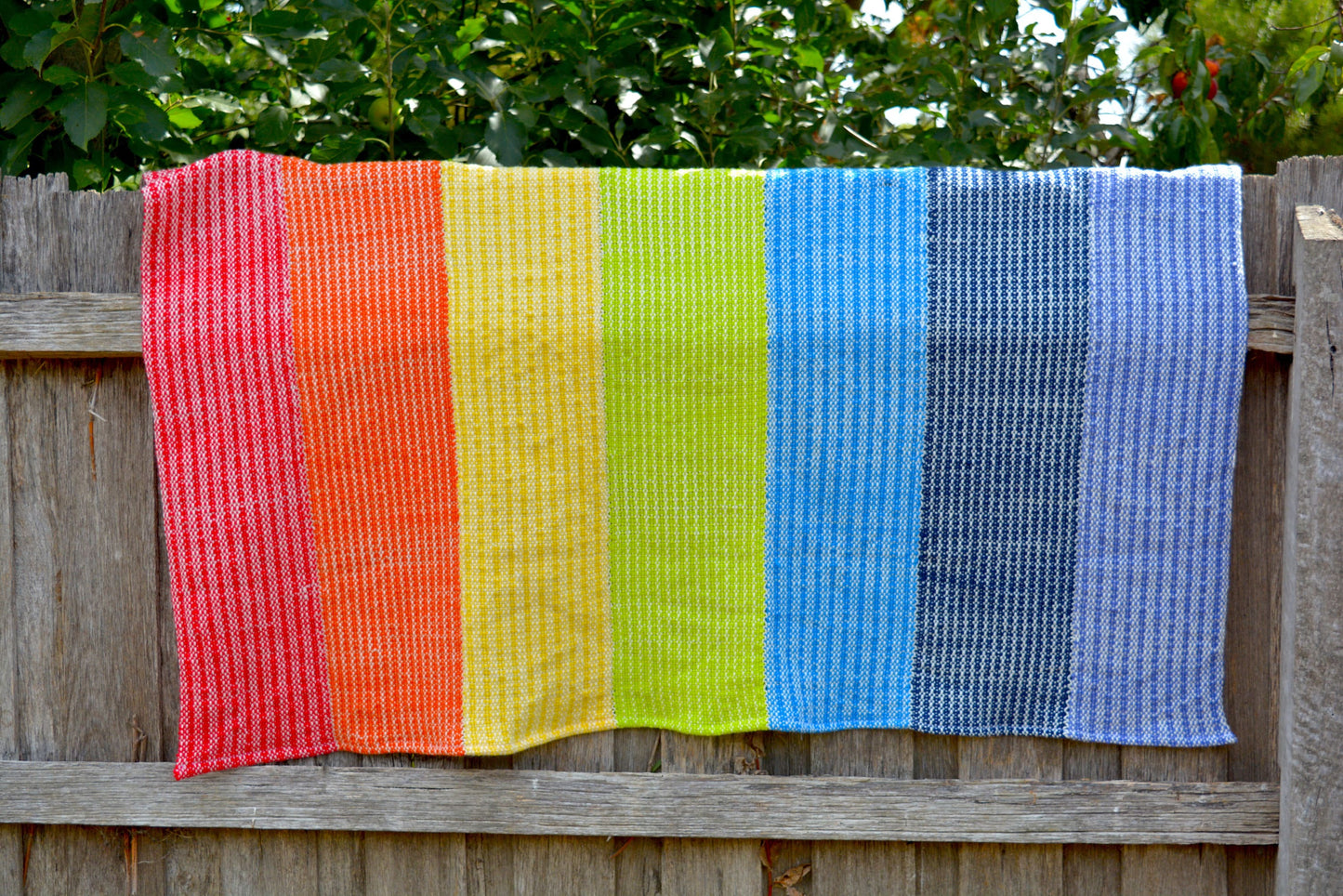 Rigid heddle weaving pattern, Rainbow Lap Blanket, PDF digital download, rigid heddle loom, hand woven blanket