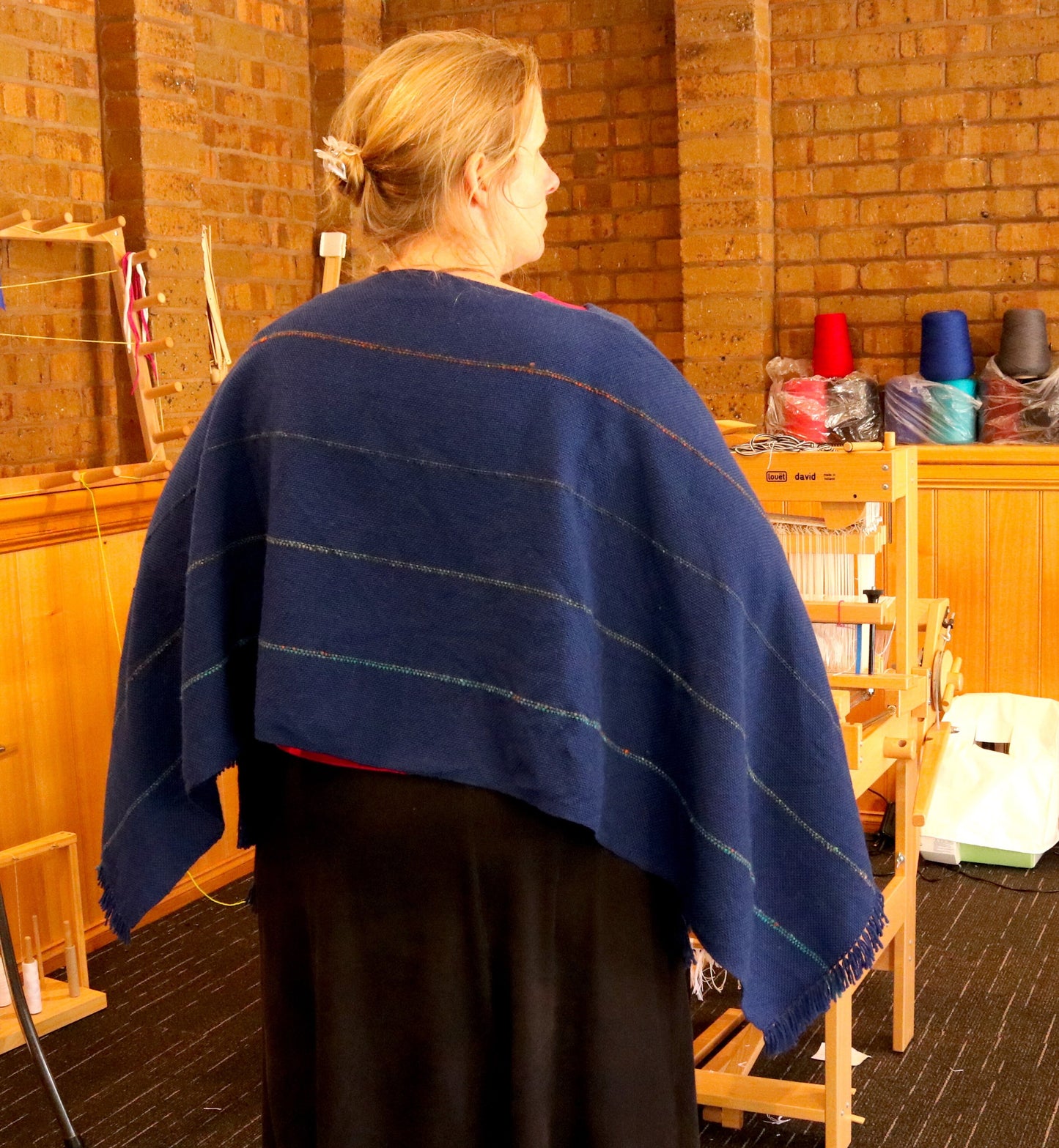 Rigid heddle weaving pattern, The Anastasia Shawl, PDF digital download, rigid heddle loom, hand woven shawl