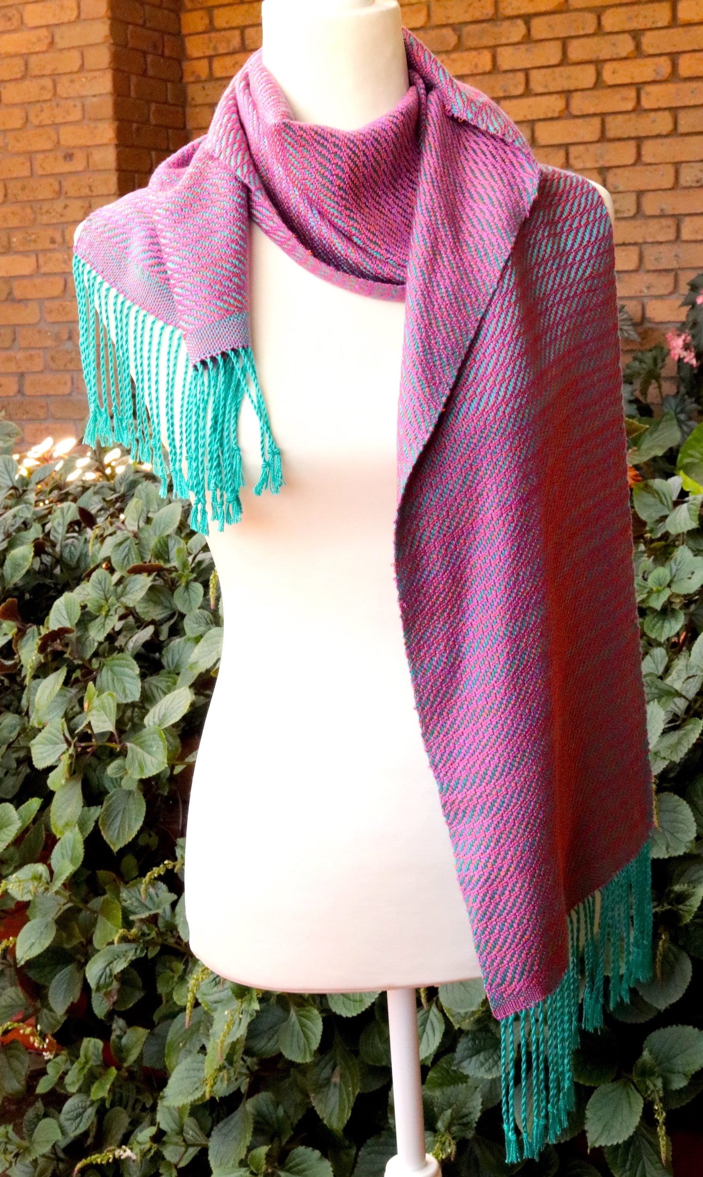 Rigid heddle weaving pattern, The Ripple Scarf, PDF pattern, digital download