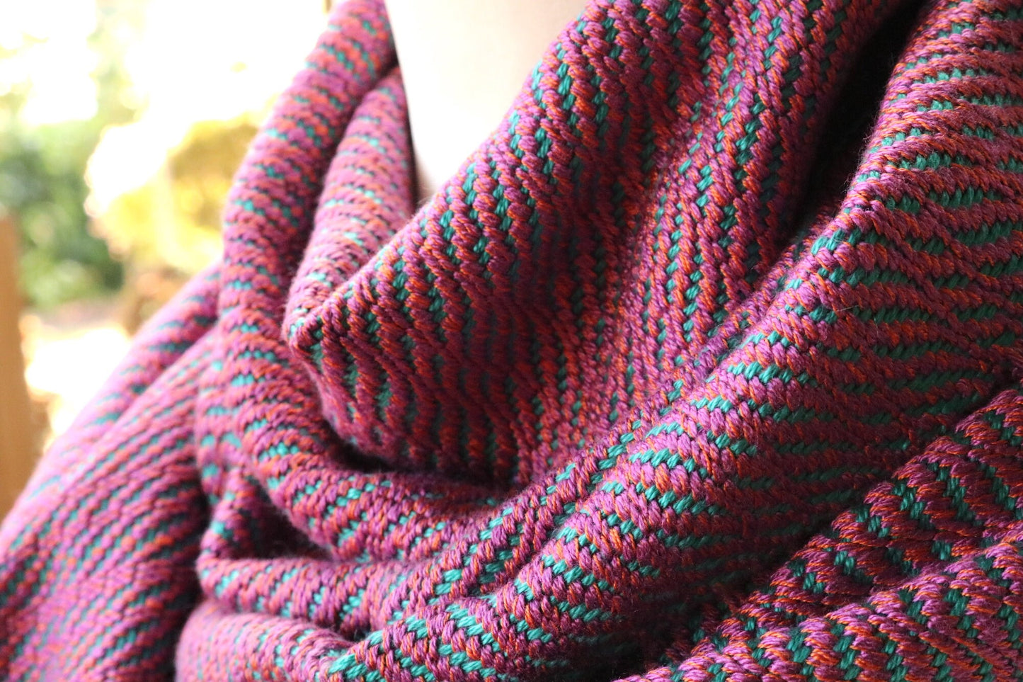 Rigid heddle weaving pattern, The Ripple Scarf, PDF pattern, digital download