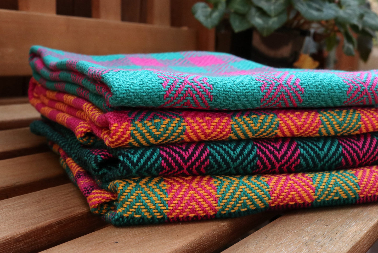 Floor or table loom weaving pattern, Bright & Beautiful Towels, PDF pattern digital download, kitchen towels