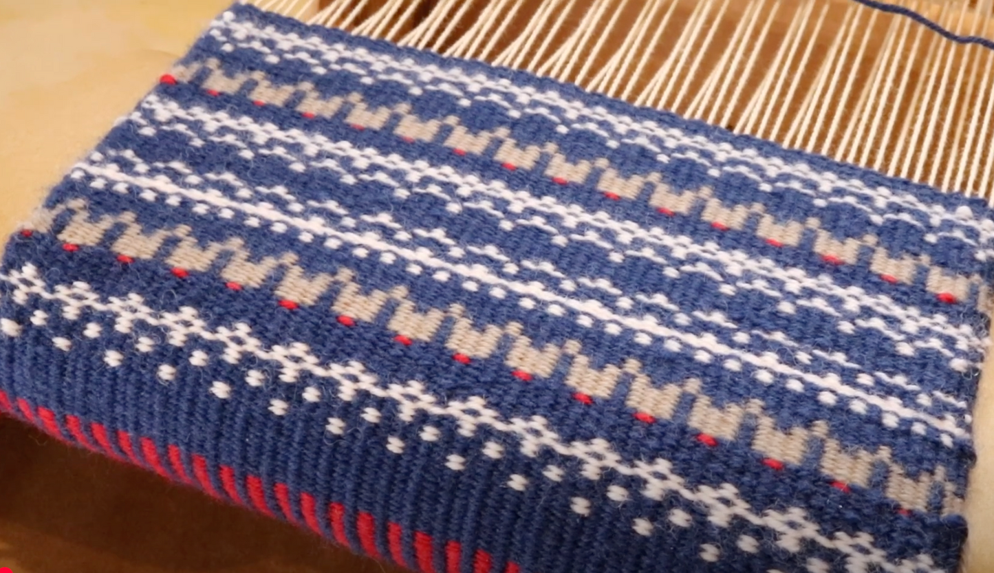 The Krokbragd Collection ebooklet for the rigid heddle loom