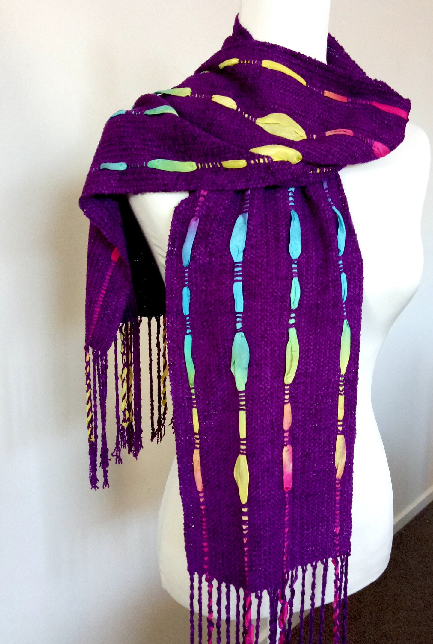 Rigid heddle weaving pattern, The Maria Scarf, PDF pattern, digital download, scarf pattern