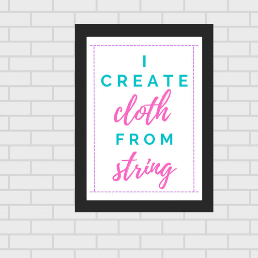 Digital printable wall art, wall quotes, instant download PDF, weaving quotes