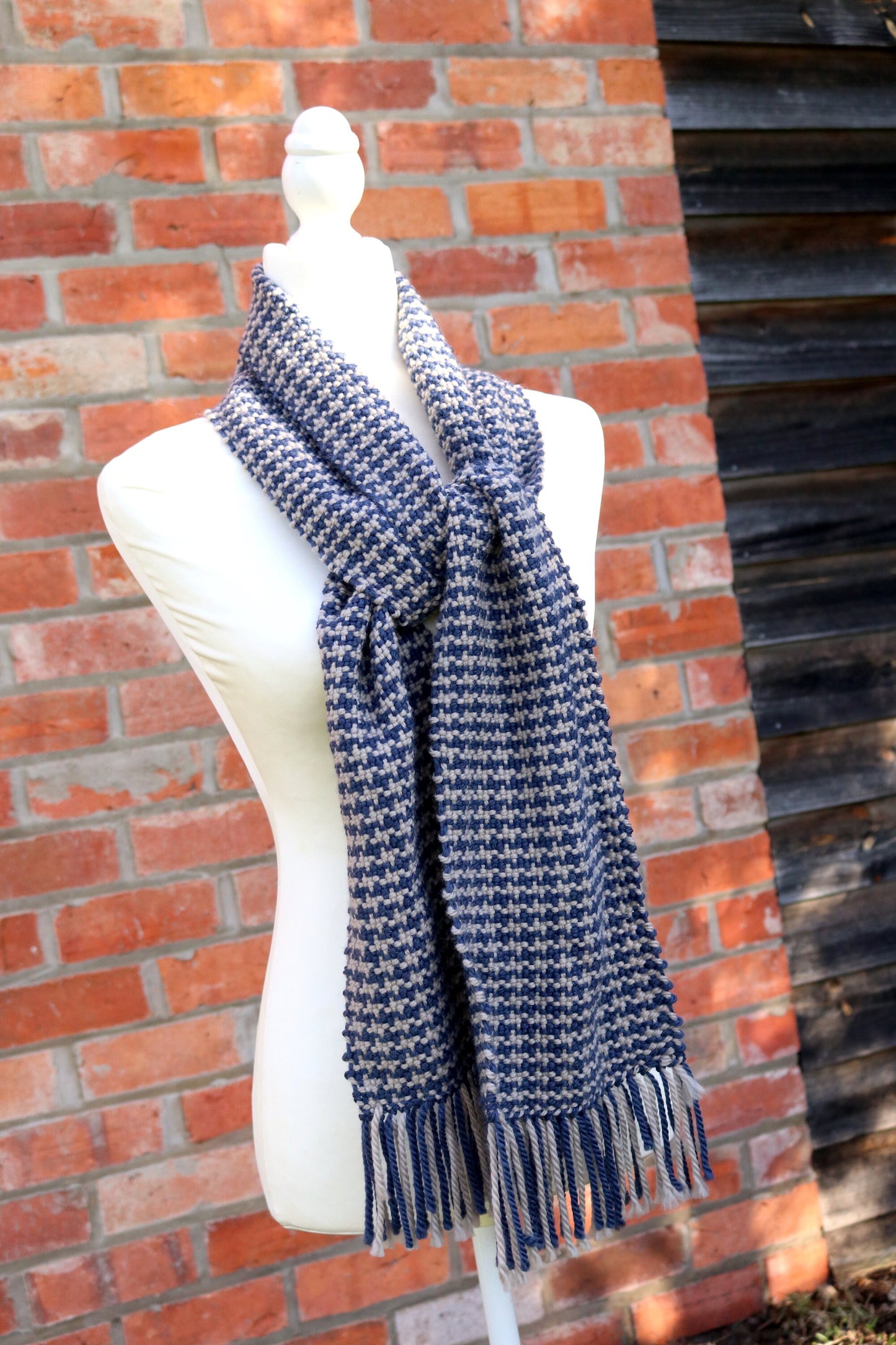 Rigid heddle weaving pattern, The Weekend Scarf, PDF pattern, digital download