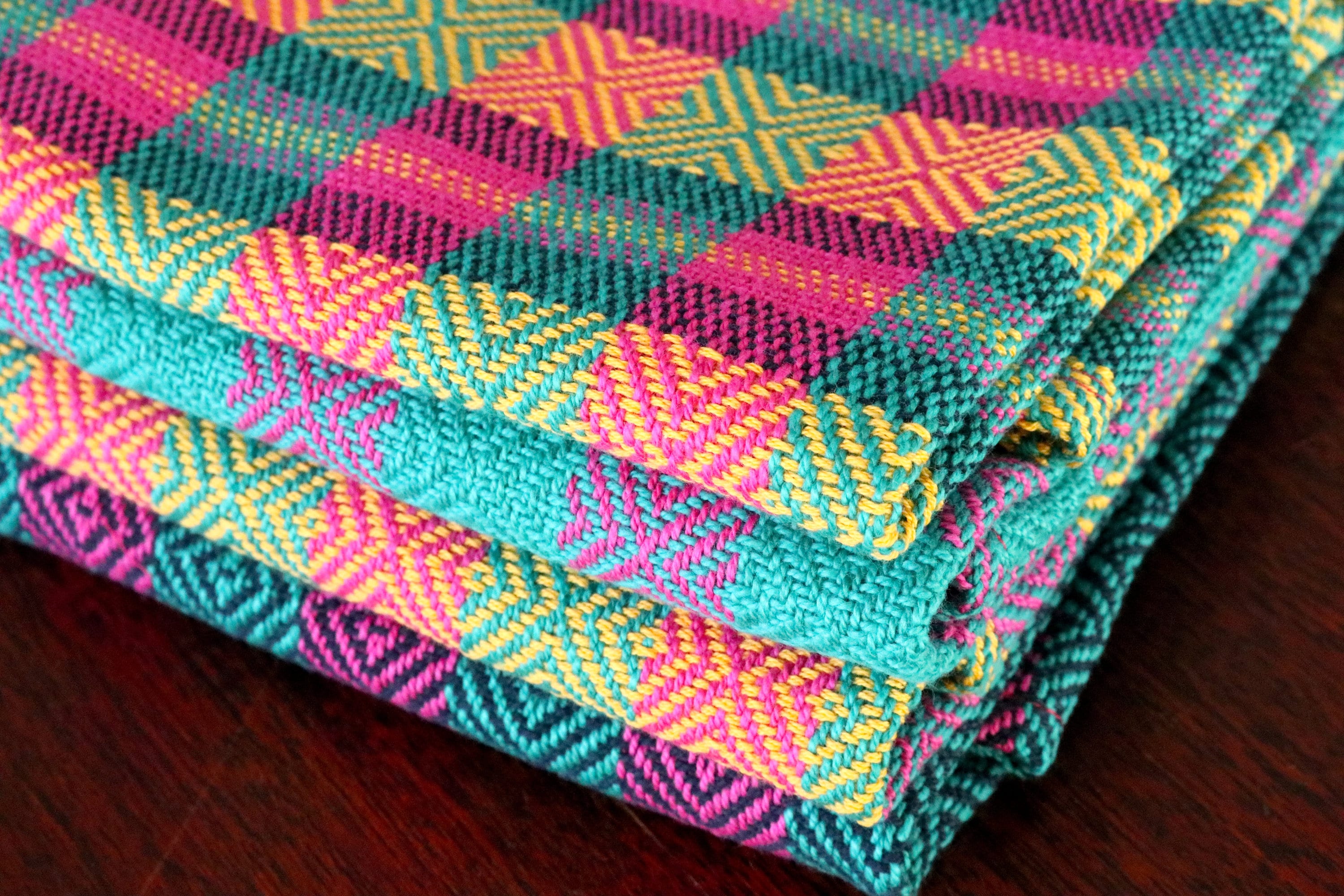 Floor or table loom weaving pattern, Bright & Beautiful Towels, PDF pa ...
