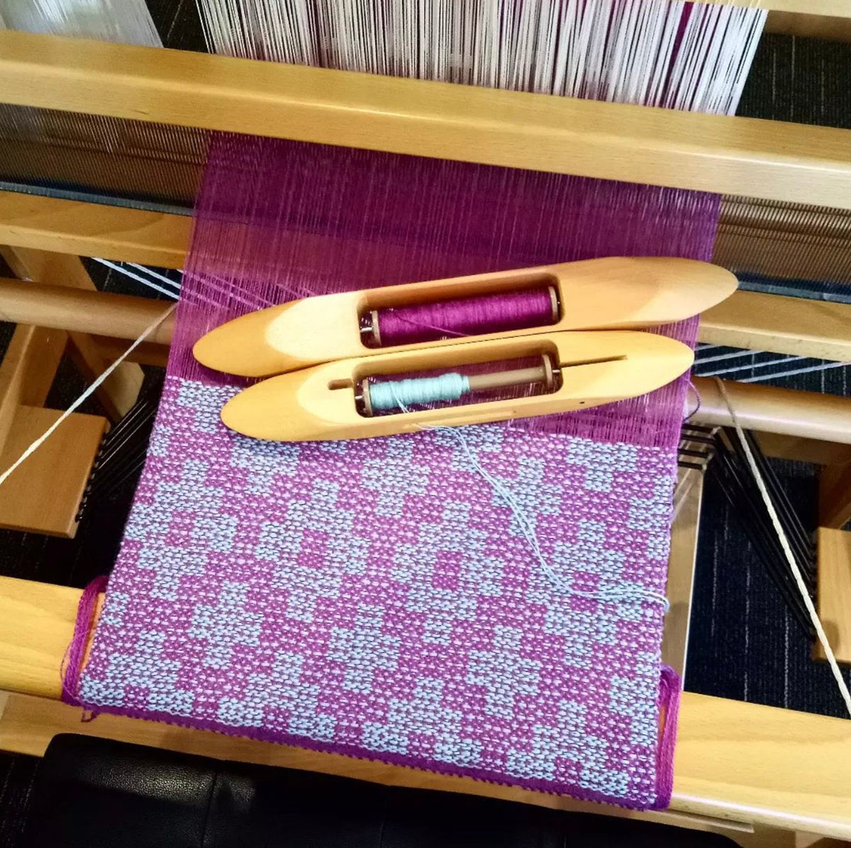 Table Loom Rug Floor loom or table loom PDF pattern, The Crackle Collection, 4 shaft ...